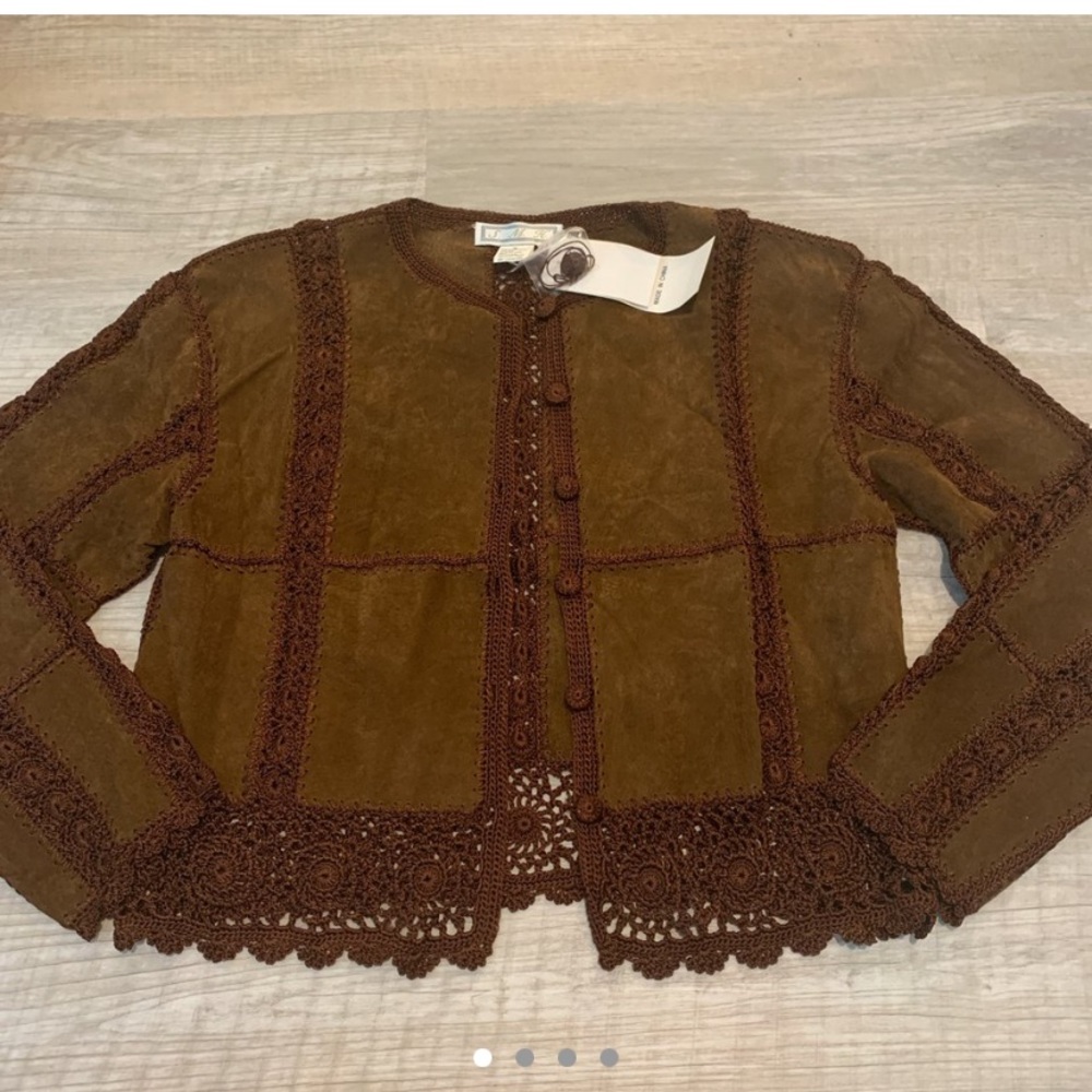 VINTAGE AUTHENTIC LEATHER WESTERN INSPIRED JACKET